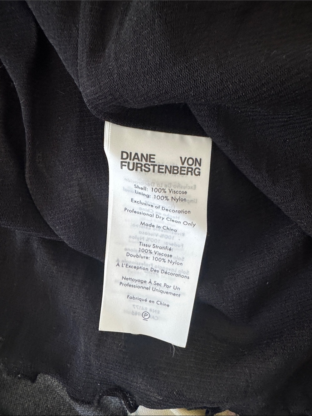 Diane Von Furstenberg Black Maxi Dress with Yellow Floral Motif - Picture 7 of 7